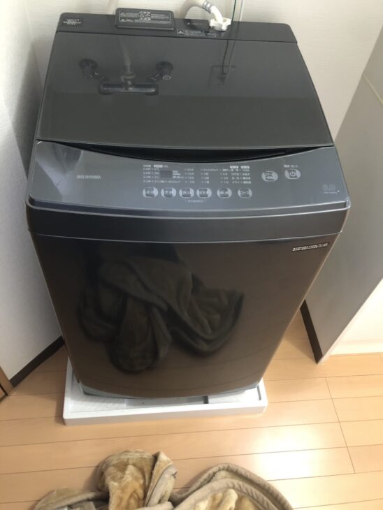 アイリスオーヤマの8キロ 洗濯機 IAW-T806HA 2022年製【買取】出張で