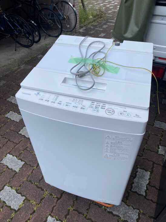 8キロの美品（洗濯機 東芝 AW-KS8D9(W) 2020年製）を豊島区にて【買取