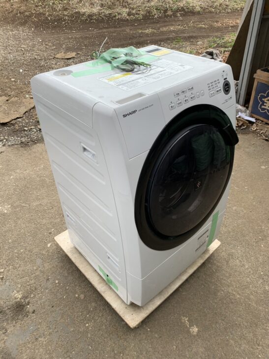 北海道札幌市豊平区 出張買取】SHARP ドラム式洗濯乾燥機 ES-S7F-WL