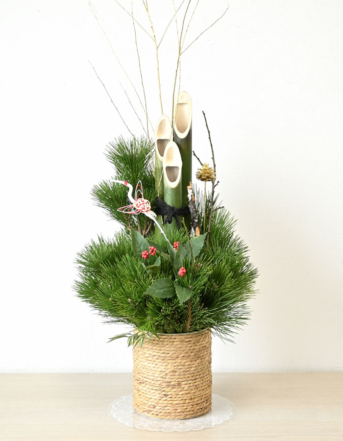 プレミアム門松 「極（きわみ）」【屋外・室内用】（高さ65cm）一対の