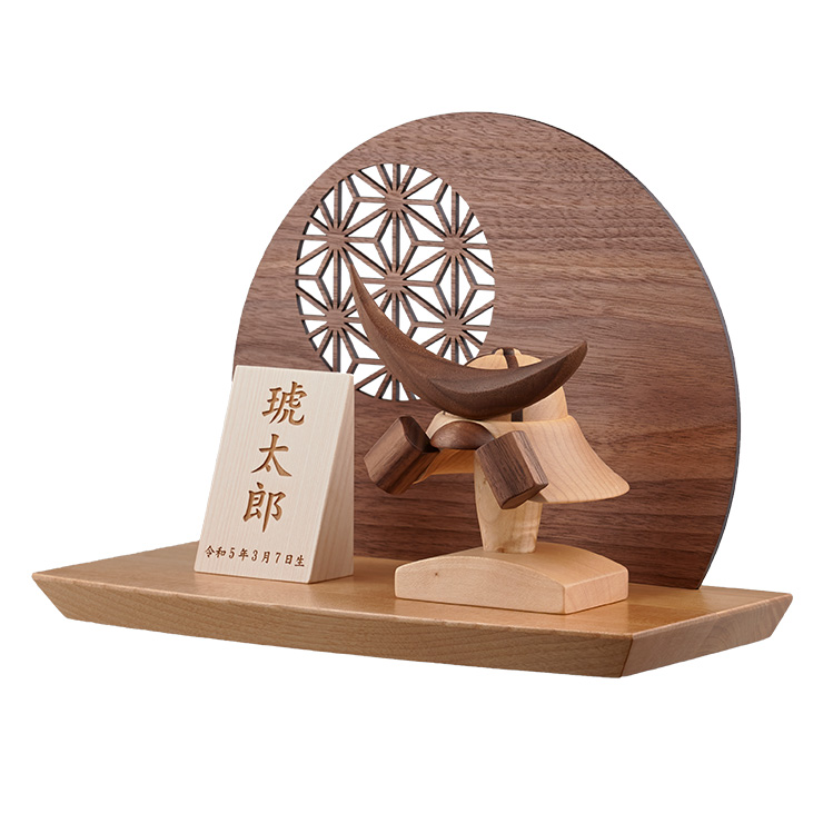 日本製 木製兜 4点セット 名入れ無料の通販情報 - 家具通販のわくわく