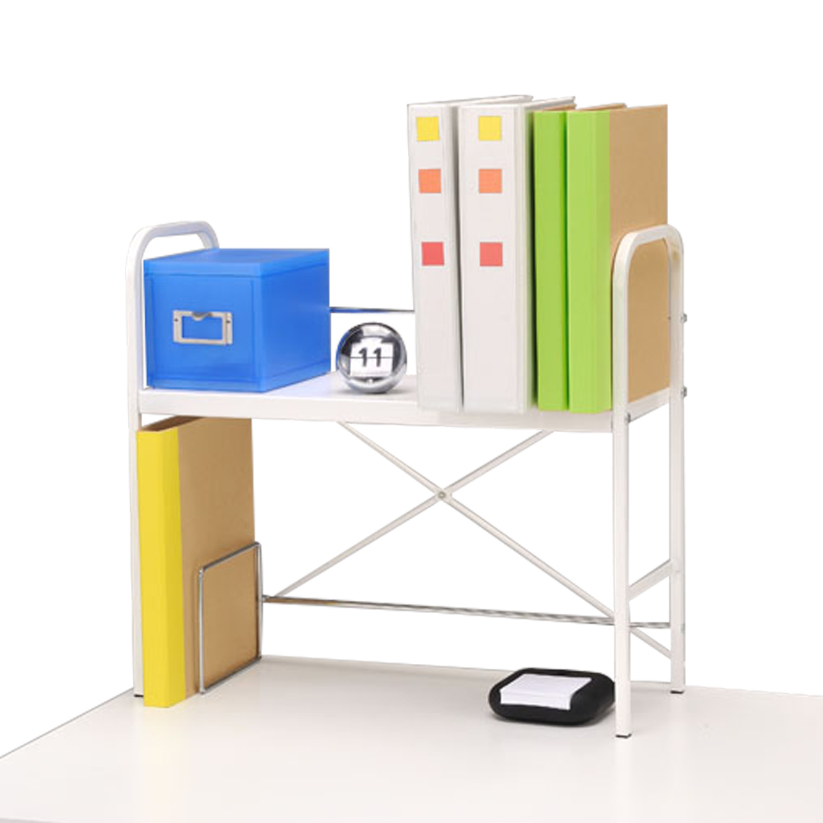 2段式ブックスタンド 幅578 奥行233 高さ528 HY-BS80L 通販 - ワゴン