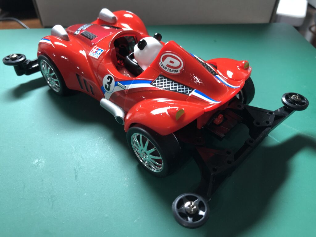 ミニ四駆 スーパー2シャーシ ミニ四駆パンダ2を素組み（レーサーミニ