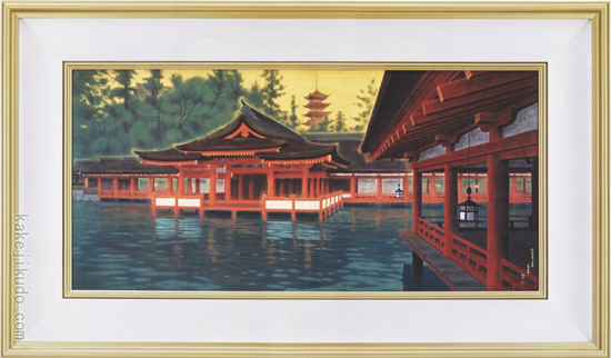 絵画『トロピカルな窓』(窓の額)ヘイ平山画