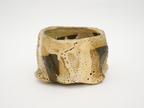 入手困難☆ジェフ・シャピロ【師：伊勢崎淳】焼き締め茶碗☆個展作