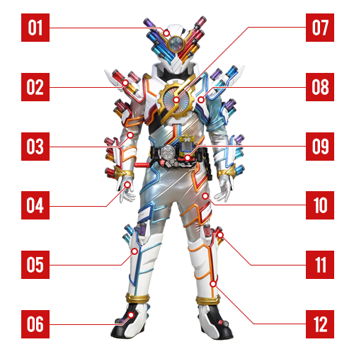 仮面ライダービルド ジーニアスフォーム | 仮面ライダー図鑑 | 東映