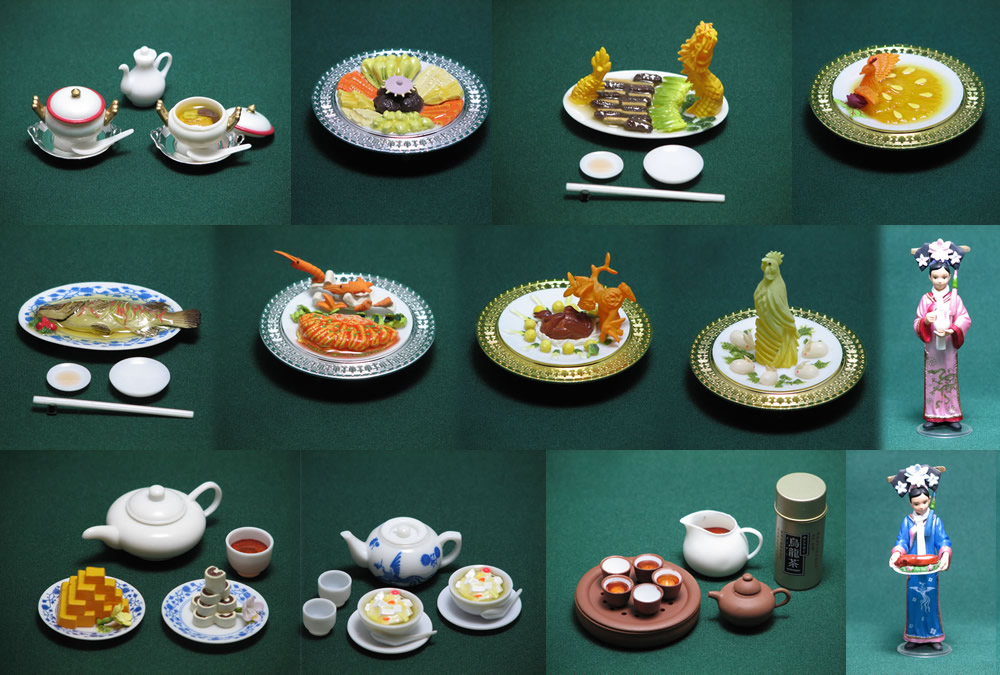 満漢全席 中国宮廷料理フィギュアコレクション ｜ 食玩・ガチャポン