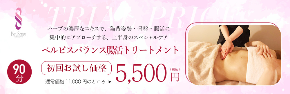 ポールシェリーペルビスバランス腸活トリートメント | ボディケア