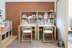 お宅訪問】姉妹学習＆ミニ書斎 - カリモクの学習机ブログ