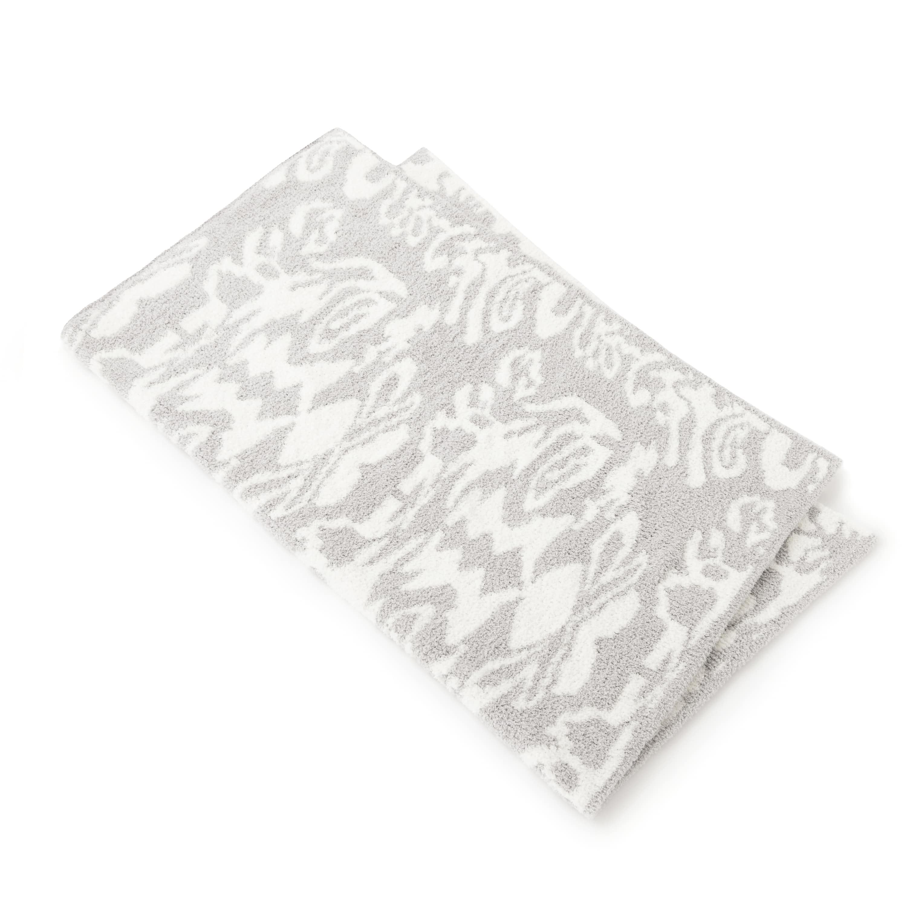 NAP BLANKET / DAMASK(110×150cm mist/creme): BLANKET | kashwere