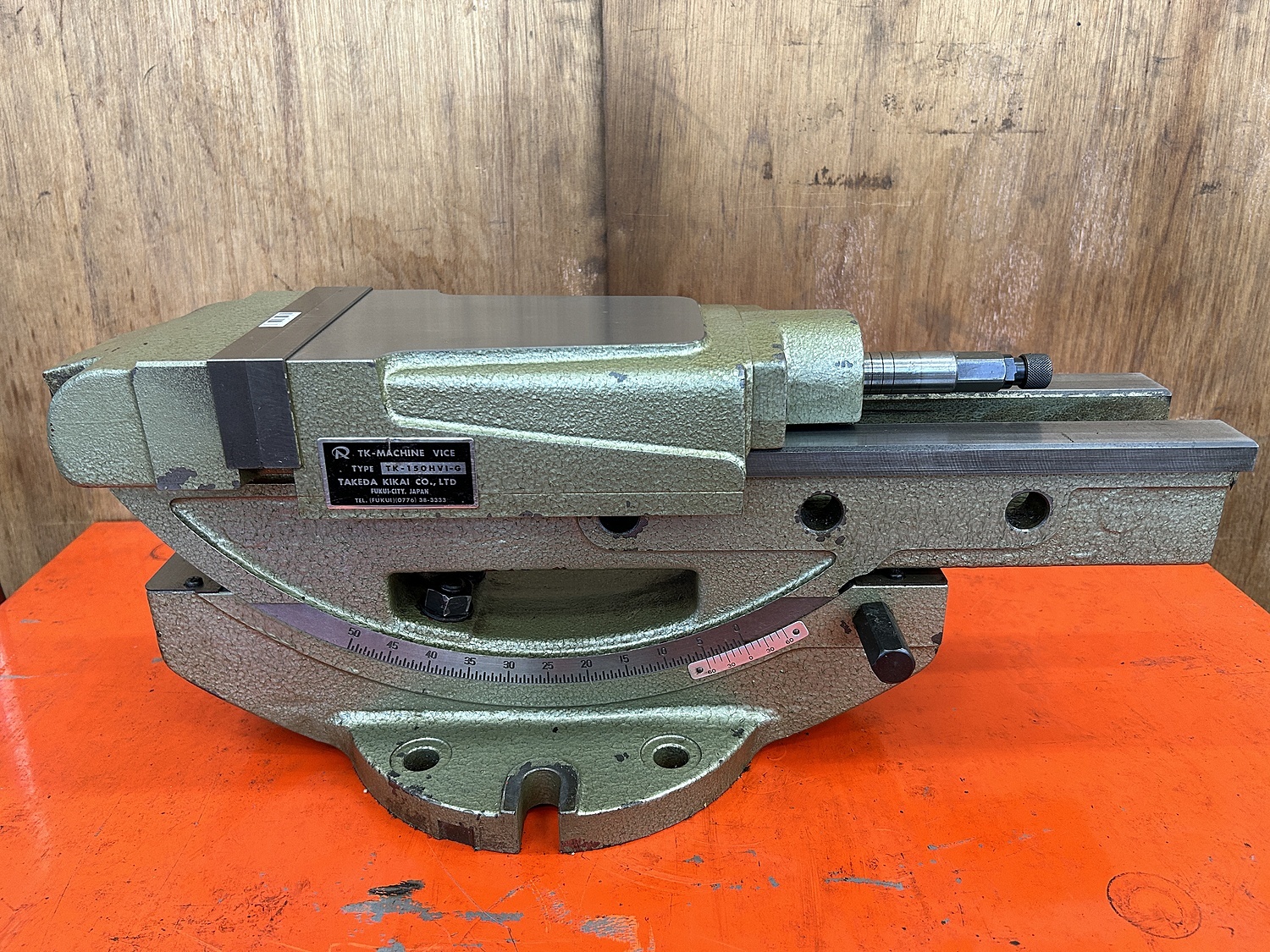 C174189 傾斜油圧バイス 武田機械 TK-150HVI-G | 株式会社 小林機械