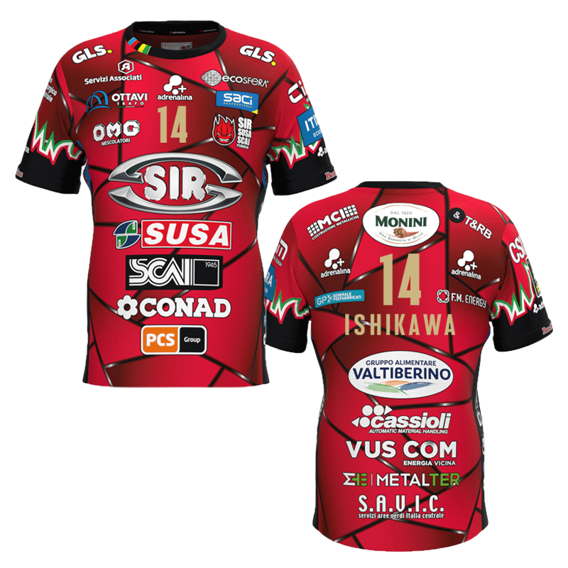 Kitahefu.com｜トップバレーラティーナ石川祐希 試合用ユニフォーム