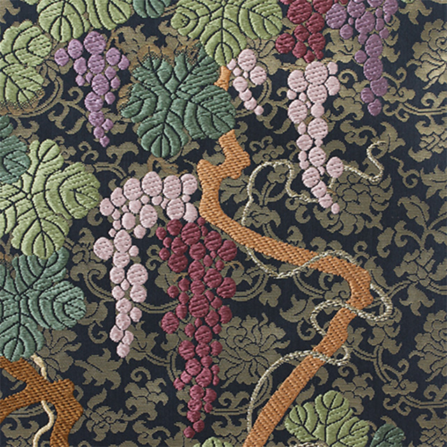 特選西陣織袋帯【山口美術織物謹製】「桃山葡萄文」結納や披露宴、お茶