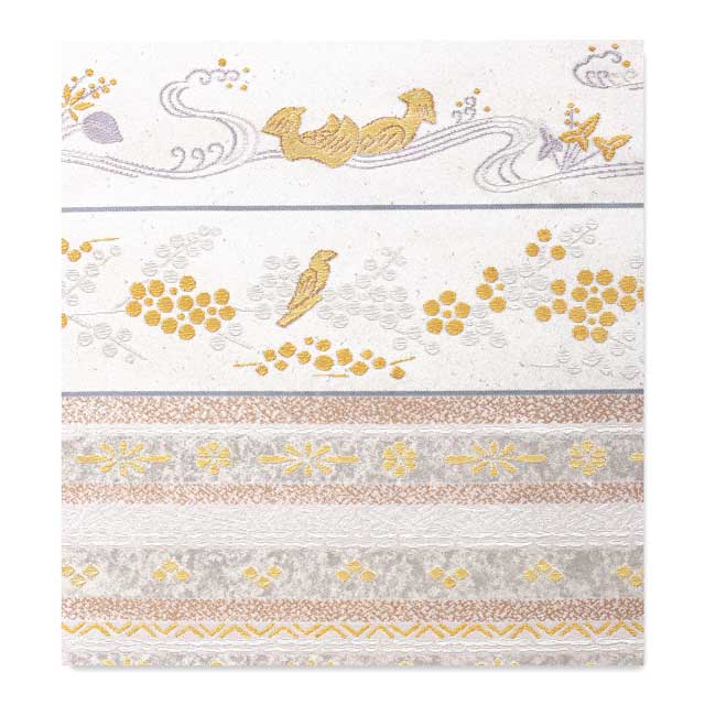 特選西陣織袋帯 人間国宝・大場松魚の世界【となみ織物謹製】「平文