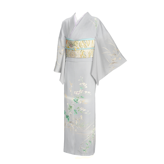 高級付け下げ [正絹未仕立て] お茶会や入学式・卒業式や観劇や披露宴や