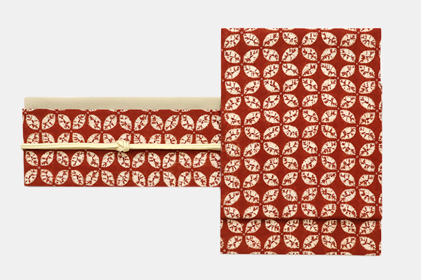 銀座【帯3524】草紫堂製 南部絞茜染 木綿地名古屋帯 – 銀座きもの青木