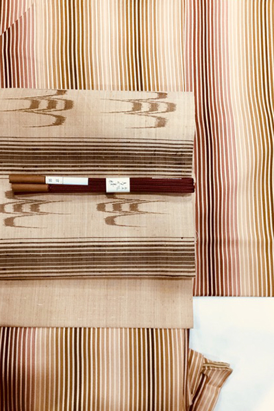 秋はほっこり♫つむぎ帯 – 銀座きもの青木