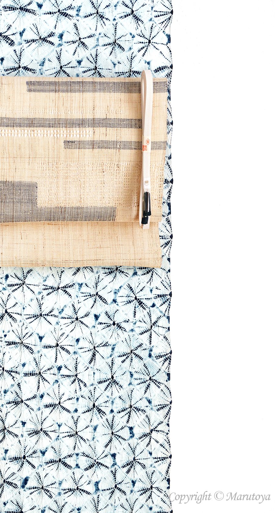 有松天然藍染め『手蜘蛛絞り』 – 創作着物と帯の専門店 Marutoya