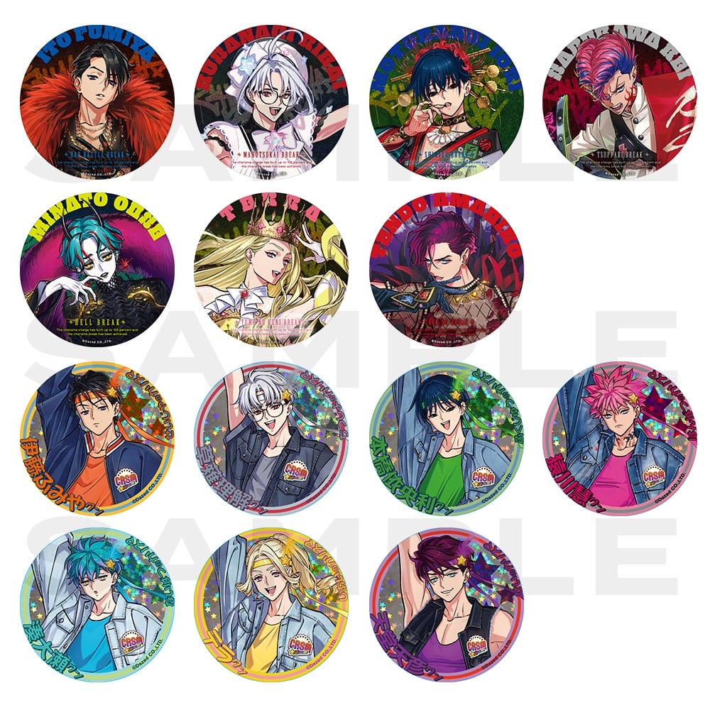 トレーディングホログラム缶バッジ 2ndシーズンブレイクver.(全14種