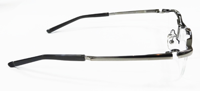 999.9(フォーナインズ)メタルブロウメガネフレームS-876T カラー12