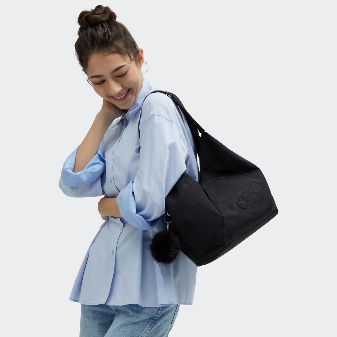 ハルト(ブラックフローラルエンボス): 全ての商品キプリング(kipling