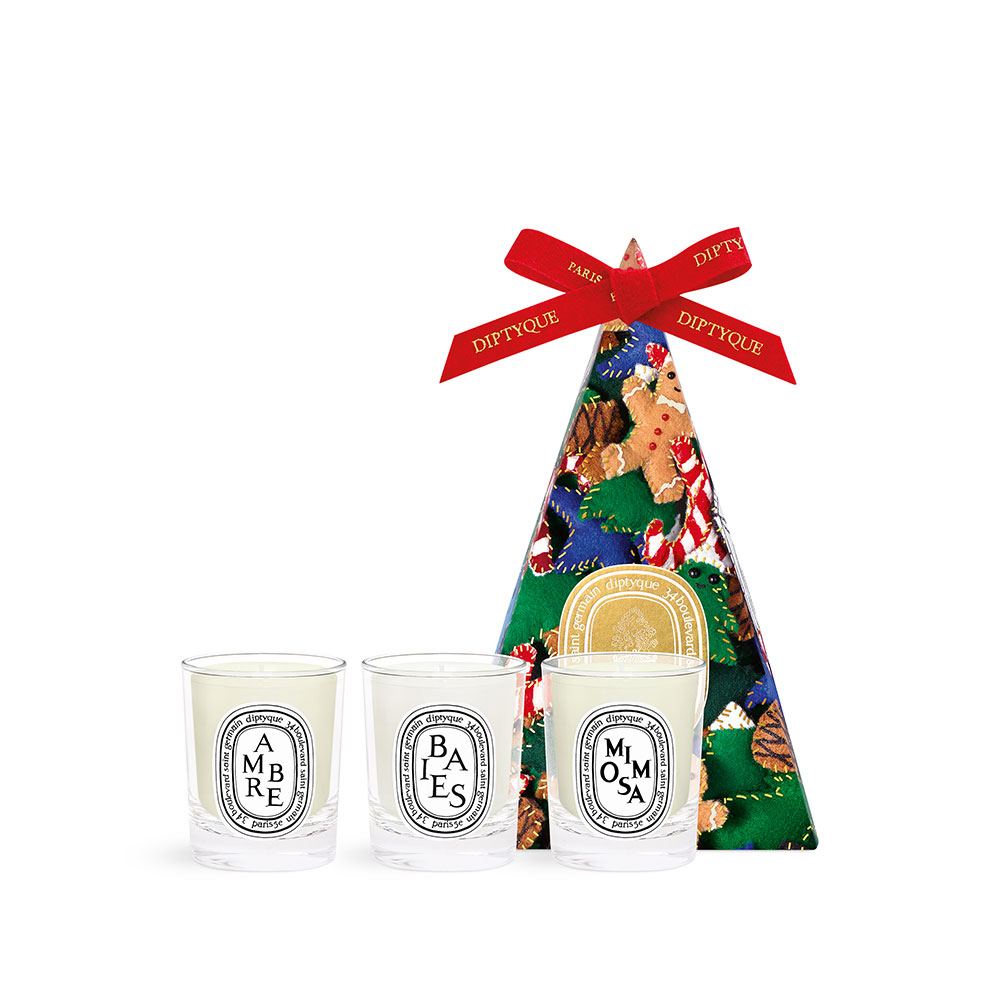 ディプティック 限定版サプライズポーチ ミニキャンドル コフレ 3個