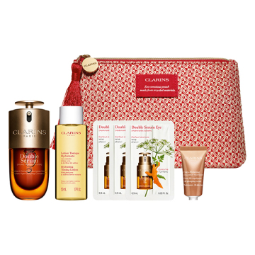 クラランス ダブルセーラム 豪華サンプルセット ポーチ付き ダブル