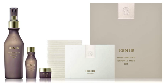 イグニス モイスチュアライジング エフフォーリア ミルク キット｜紹介