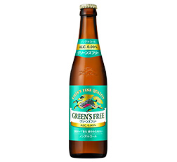 キリン グリーンズフリー」の3月月間の販売数量が前年比約3.7倍と好調