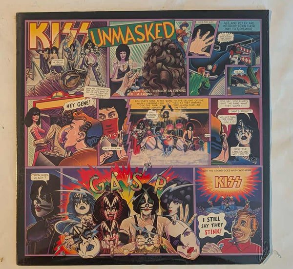 KISS UNMASKED Original 1980 Vinyl LP SEALED NEW w poster and order