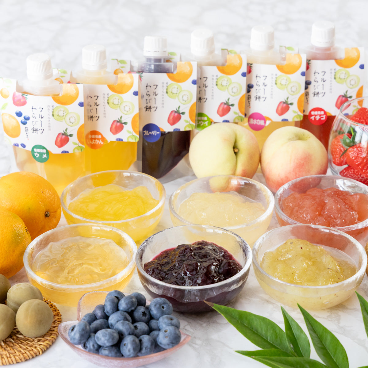 フルーツわらび餅 ブルーベリー – おおさかや蔵はち