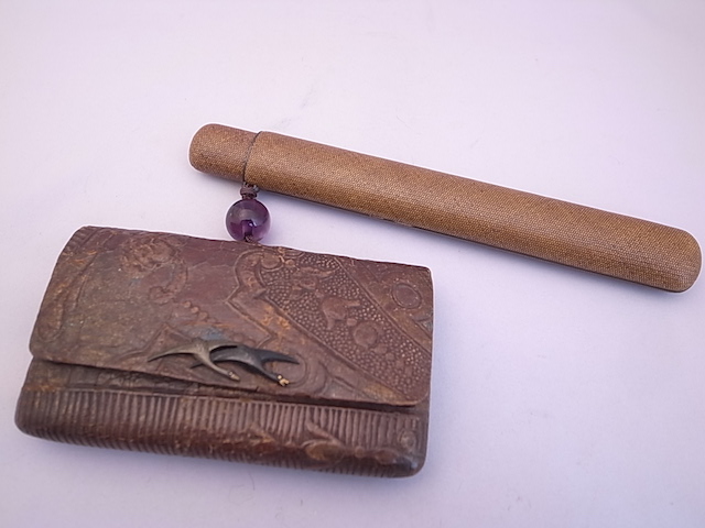 江戸時代の脇差したばこ入れとキセル | 東京世田谷の買取専門店くらし