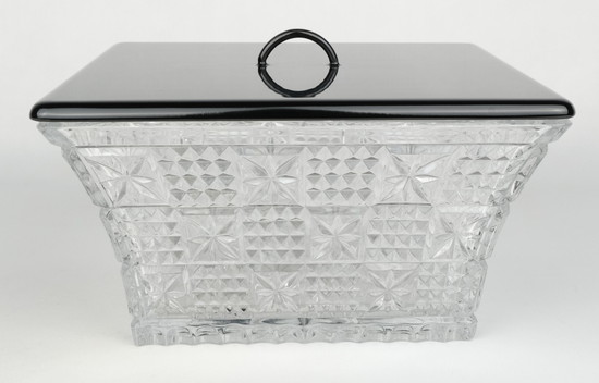 栗山園オンライン通販部 / 【出物】 義山（ガラス）四方水指 水崎長寿