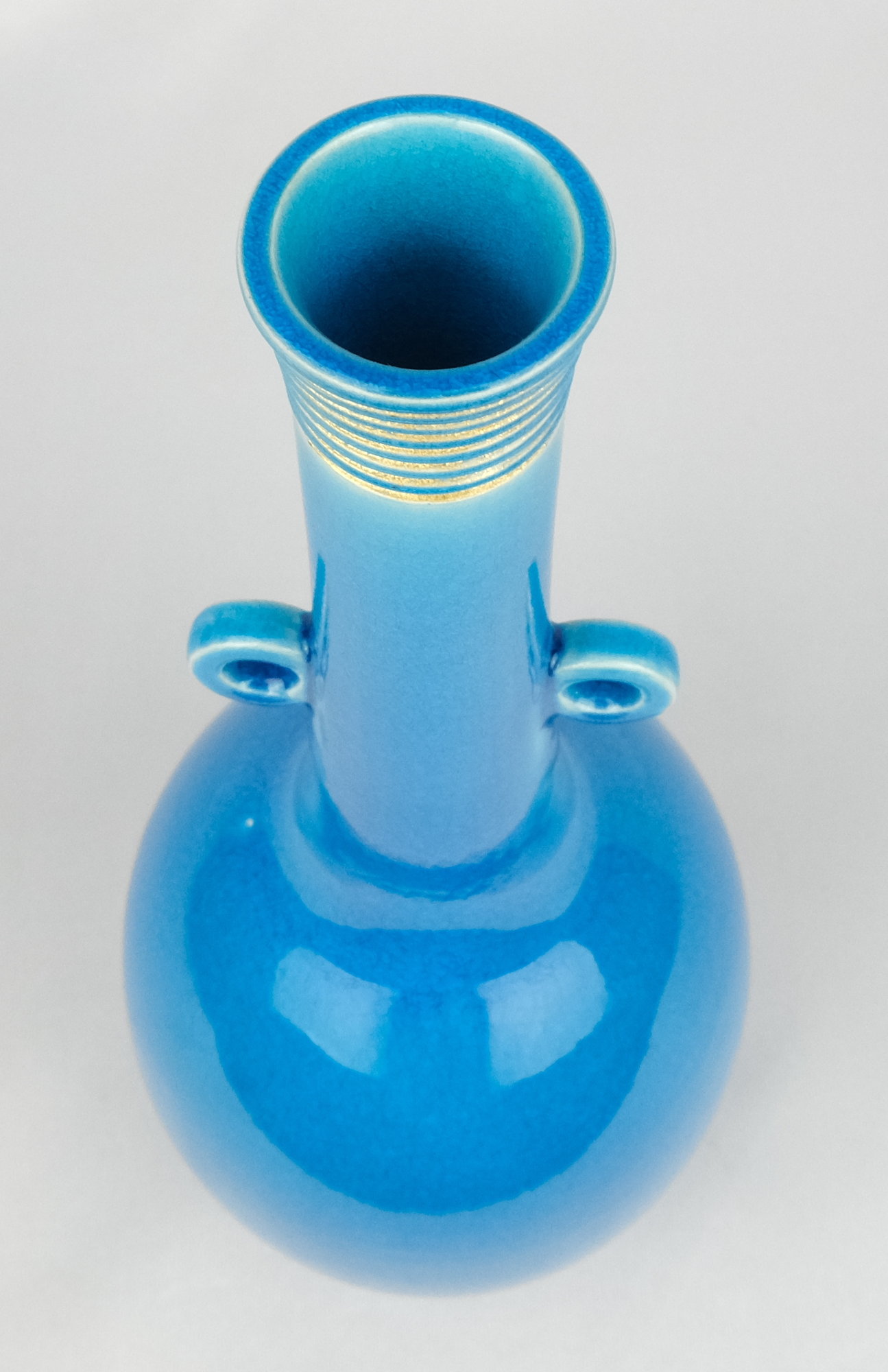 栗山園オンライン通販部 / 【出物】 交趾耳付花入 16代永楽善五郎(即全