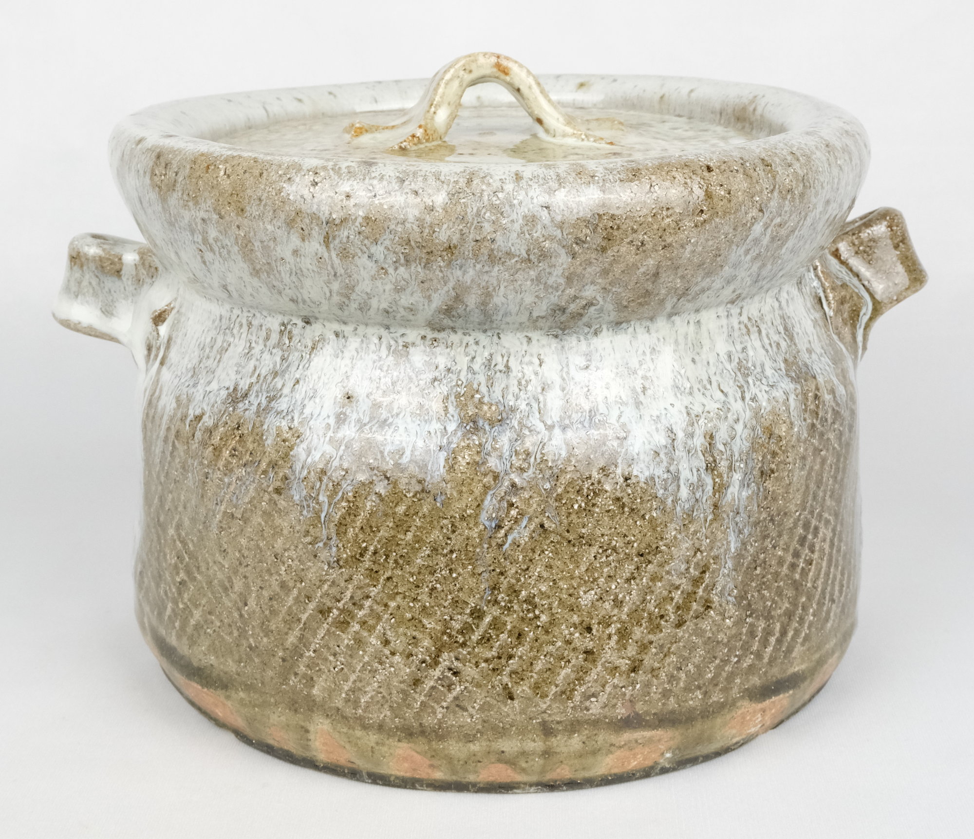 栗山園オンライン通販部 / 【出物】 叩き朝鮮唐津耳付水指 13代中里