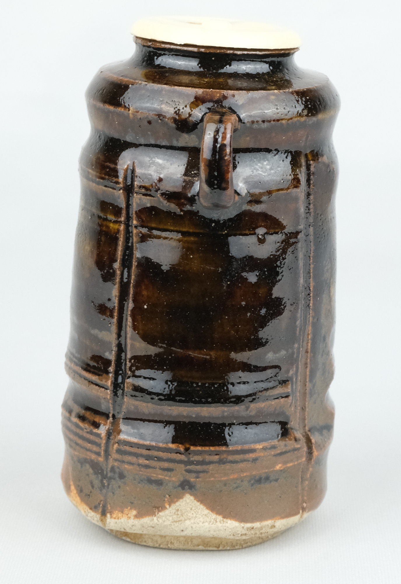 栗山園オンライン通販部 / 【出物】 黒織部茶入 加藤光右衛門