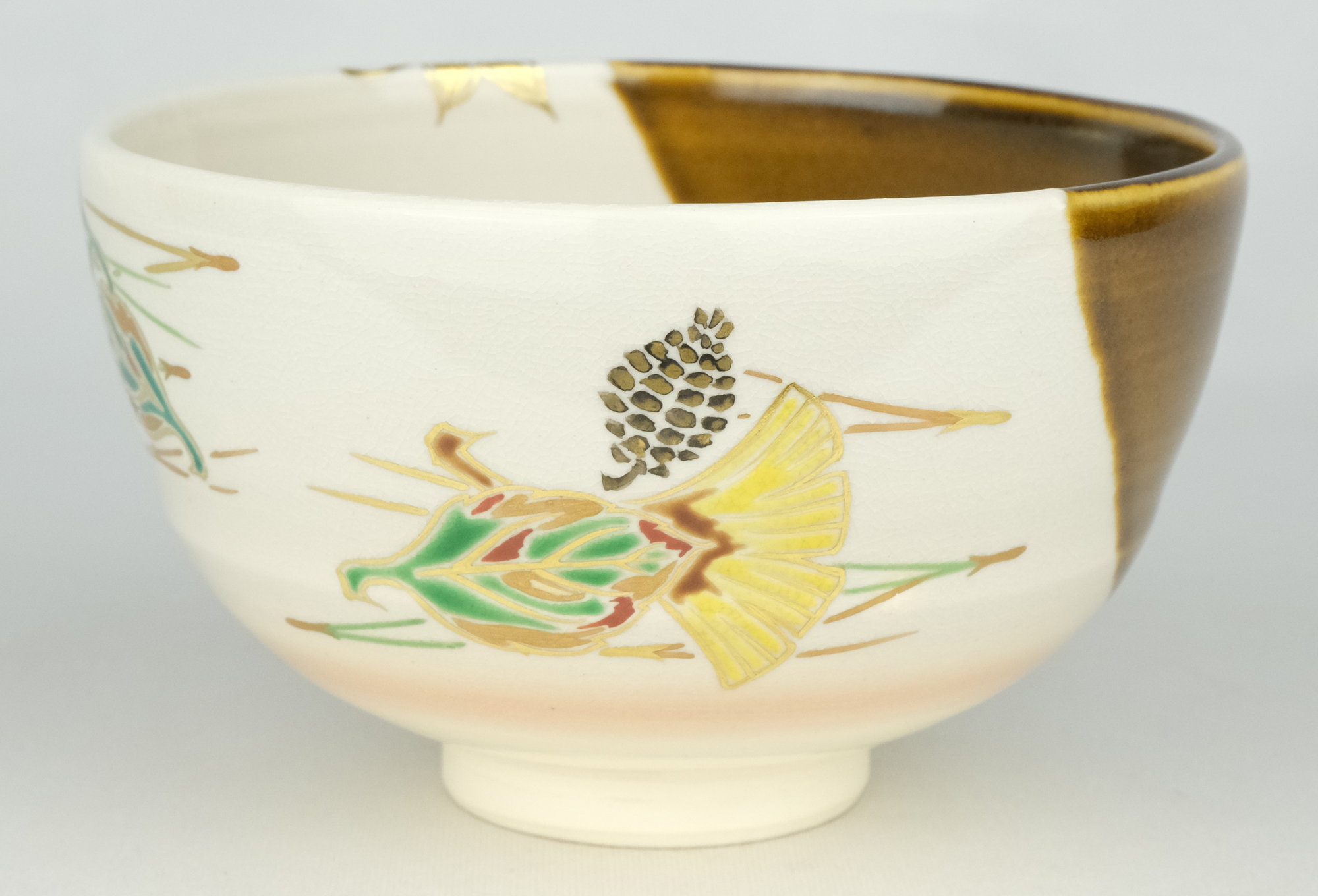 栗山園オンライン通販部 / 【出物】 吹寄絵掛分茶碗 宮川香雲