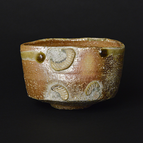 6. 信楽土自然釉茶盌 / Tea bowl, Natural ash glaze, Shigaraki