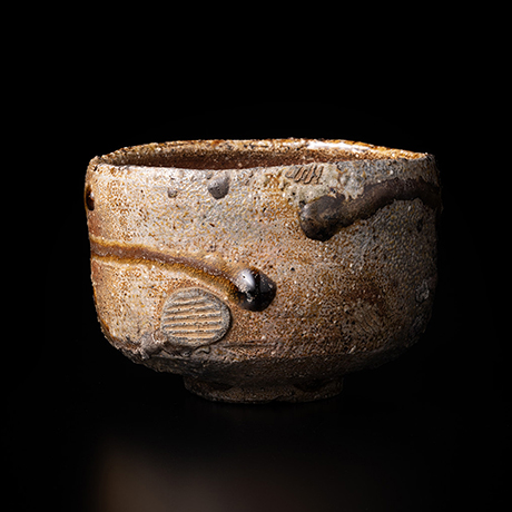 6. 信楽土自然釉茶盌 / Tea bowl, Natural ash glaze, Shigaraki