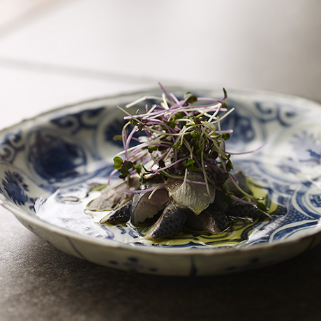 古染付 芙蓉手皿 五客 | しぶや黒田陶苑