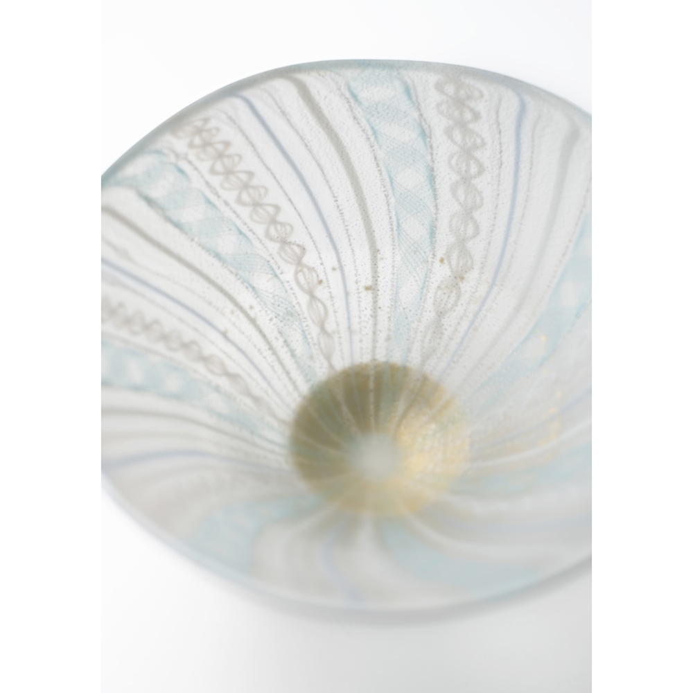 藤田喬平 手吹ベェニス茶碗 | しぶや黒田陶苑