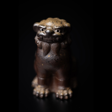 No.59 備前窯獅子香盒 / Incense container, Lion shape, Bizen