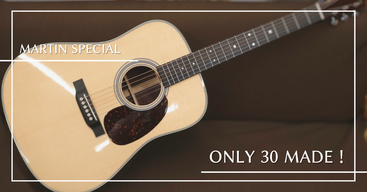 Martin D-28 Special【限定30本】｜プレミアムグレードトップとナロー