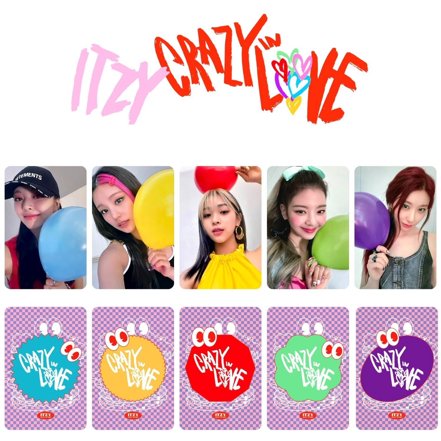 ITZY '' Crazy in Love '' POB PC Set (D)