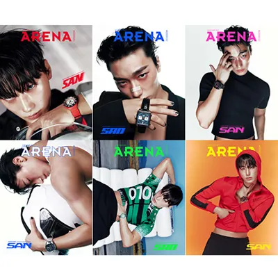 ATEEZ SAN ARENA HOMME+ KOREA 2025-08 MAGAZINE - Kpop USA