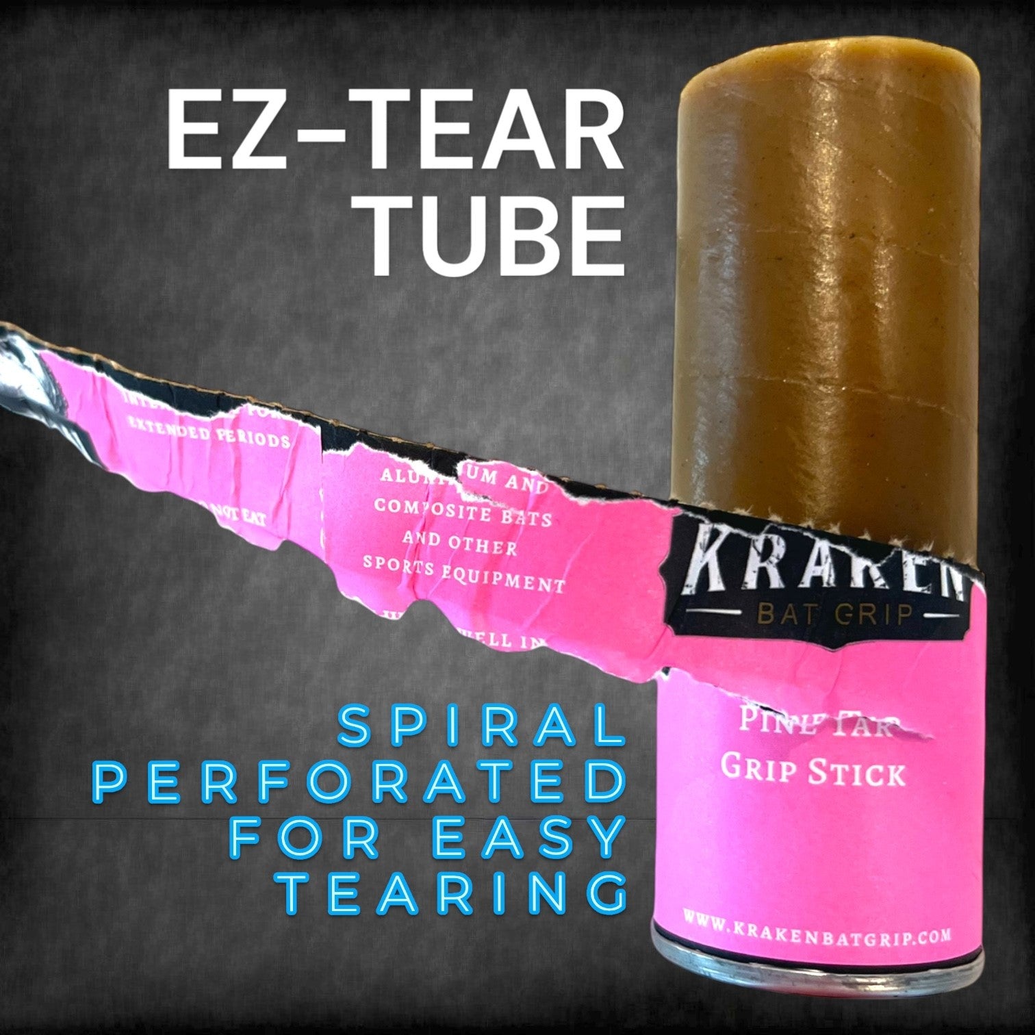 EZ-Tear Paper Tube Grip Stick - Hot Pink Bubblegum – Kraken Grip