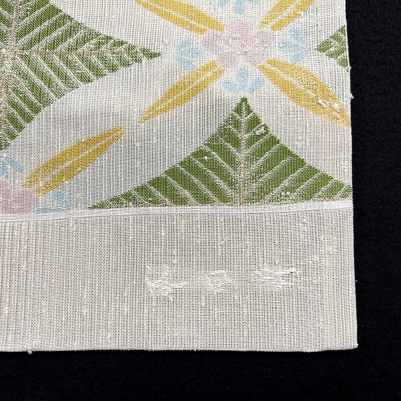 松葉菱文袋帯「洛風林」 - 京呉服塚本