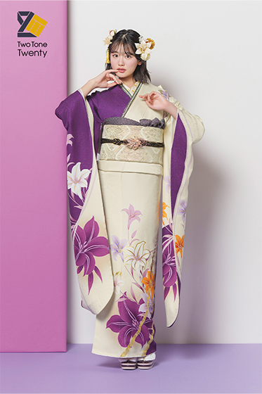 紫の振袖｜成人式の振袖レンタルなら京都きもの友禅