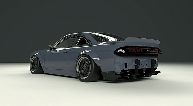 Rocket Bunny – NISSAN S14 Silvia BOSS V2 WIDE BODY KIT* | 橋本