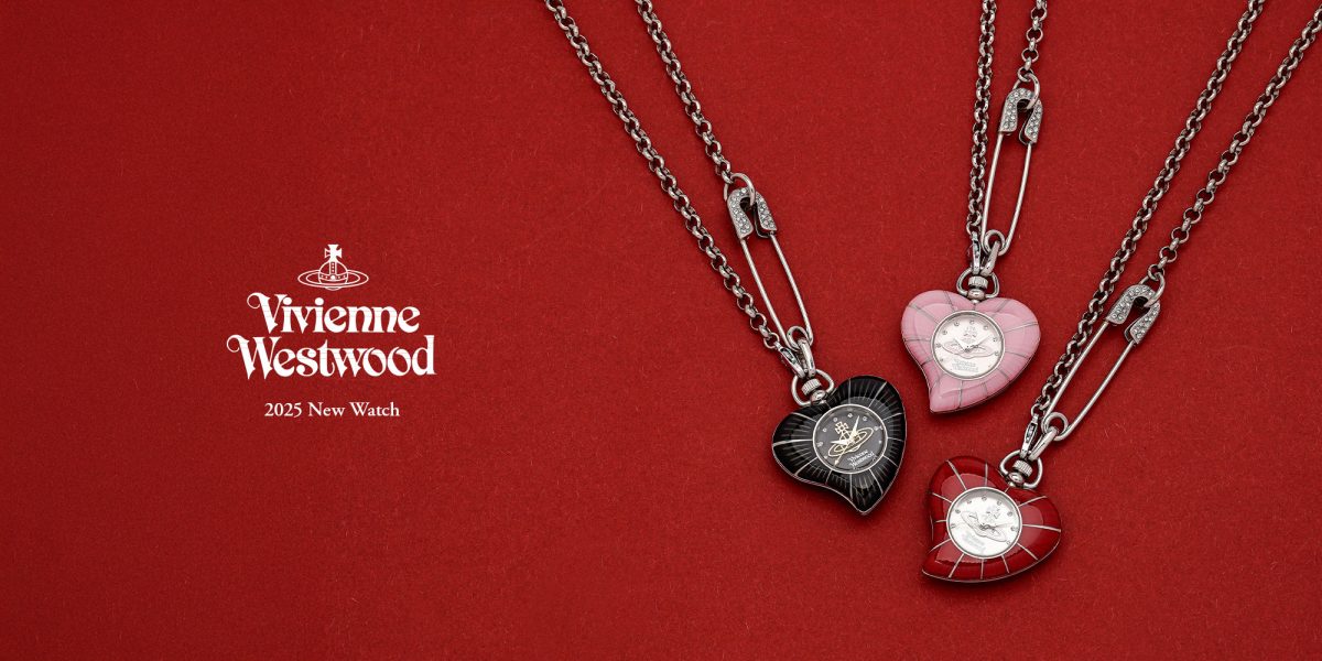 Vivienne Westwood 胸元に時を飾る小さなアートピース「ハート